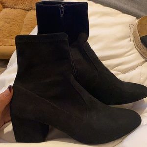 Steve Madden Black Booties